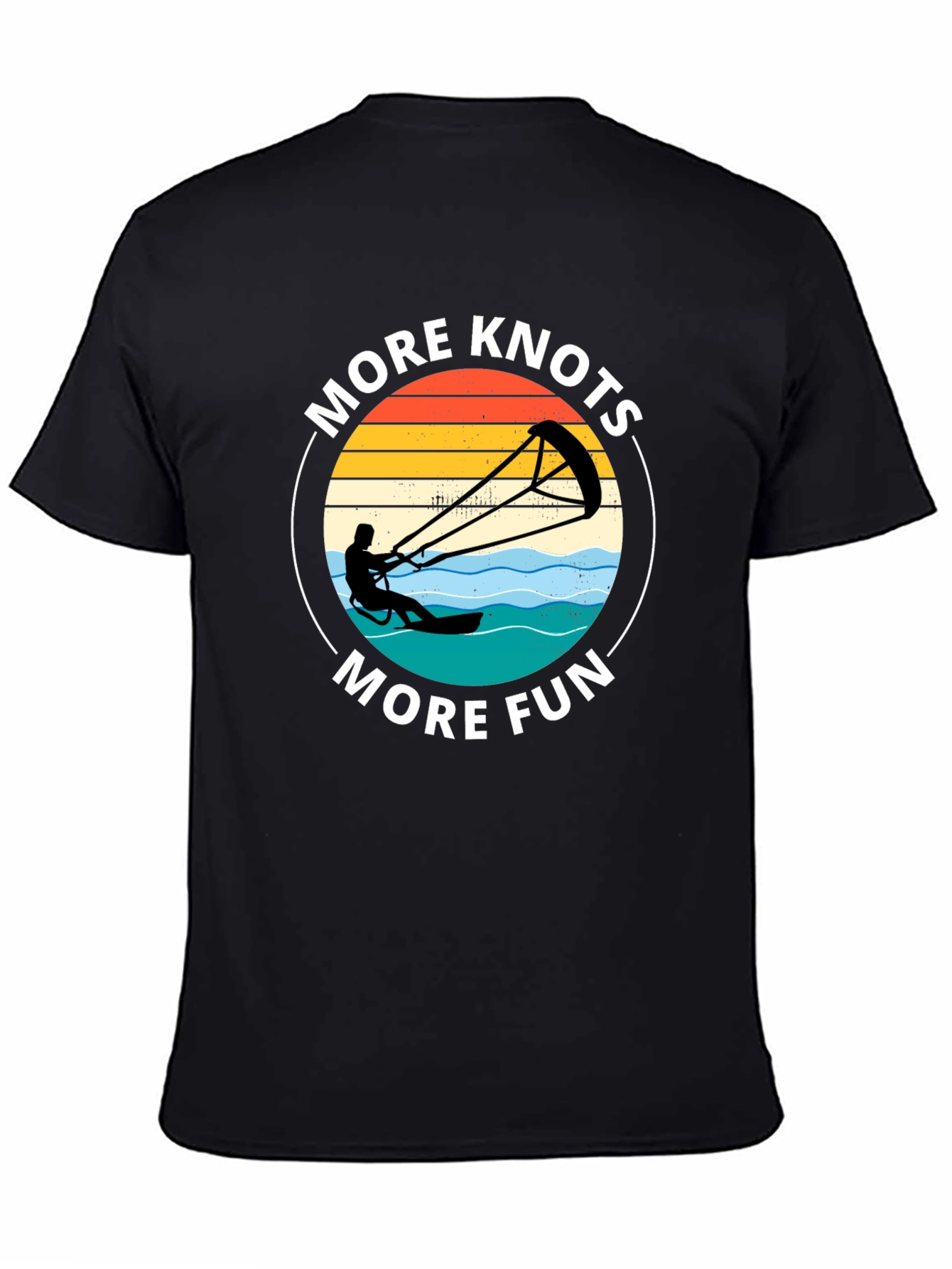 More Knots More Fun Kiteboarding T-Shirt