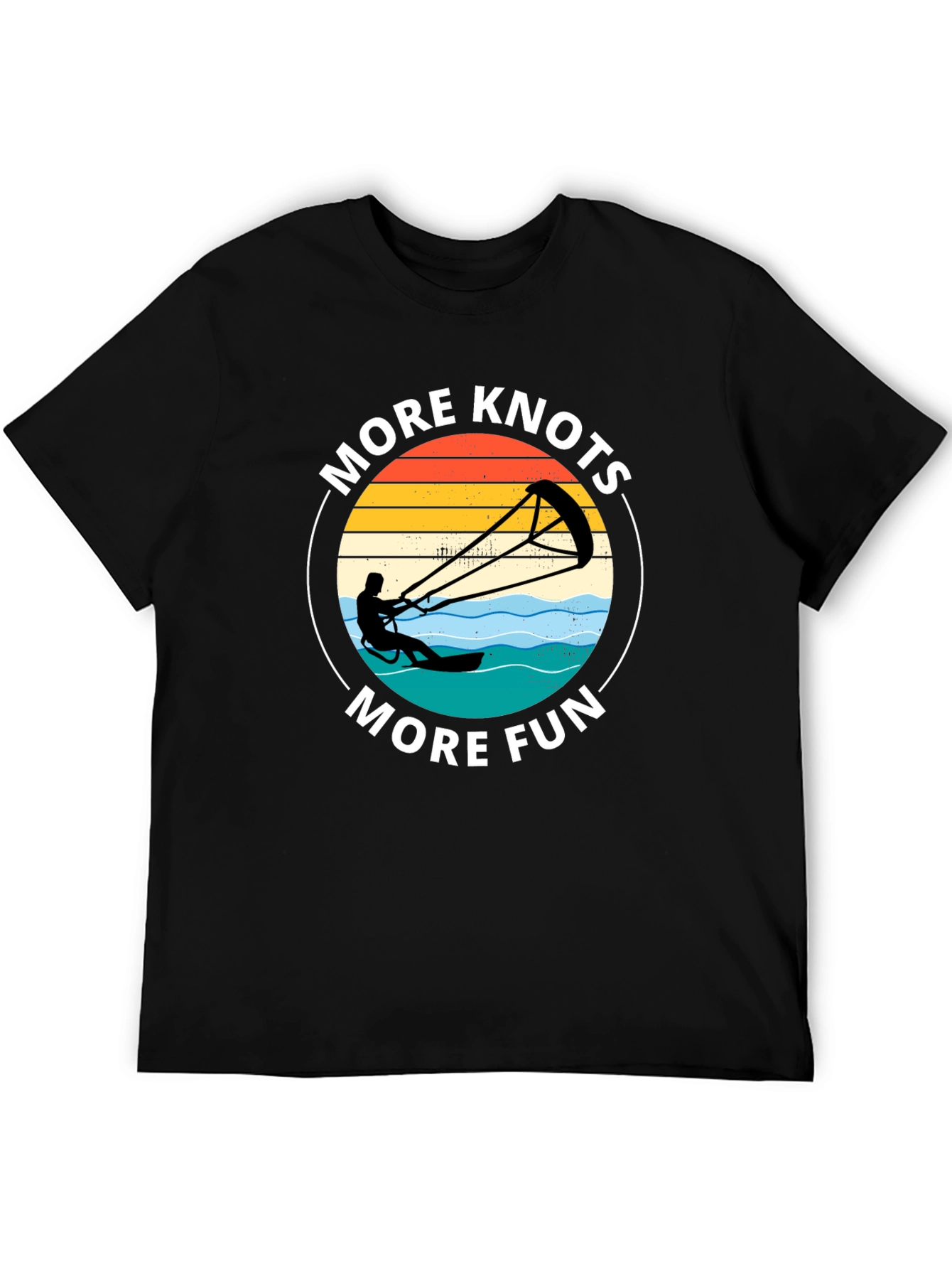 More Knots More Fun Kiteboarding T-Shirt