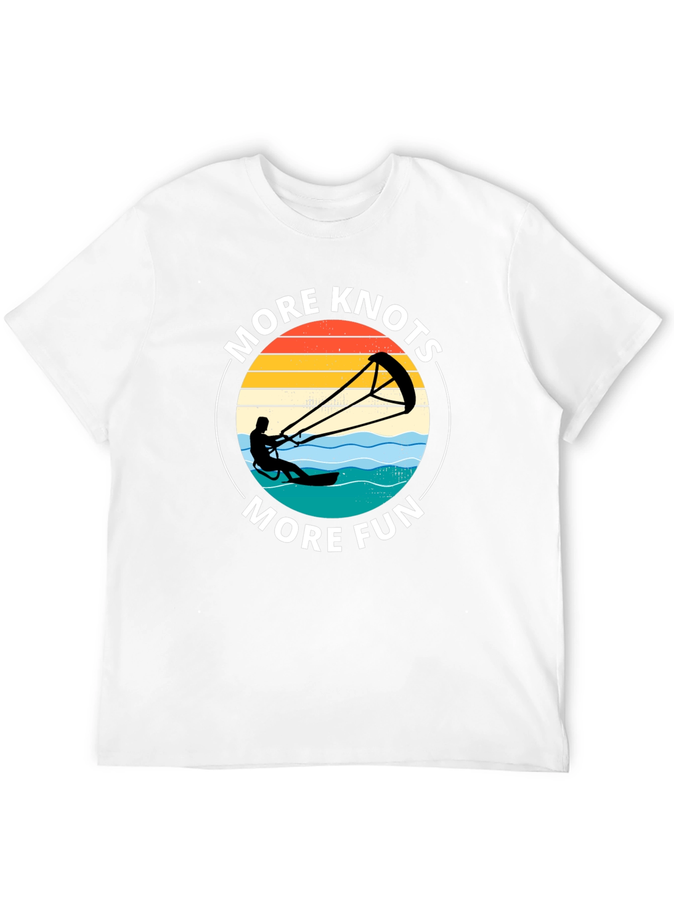 More Knots More Fun Kiteboarding T-Shirt