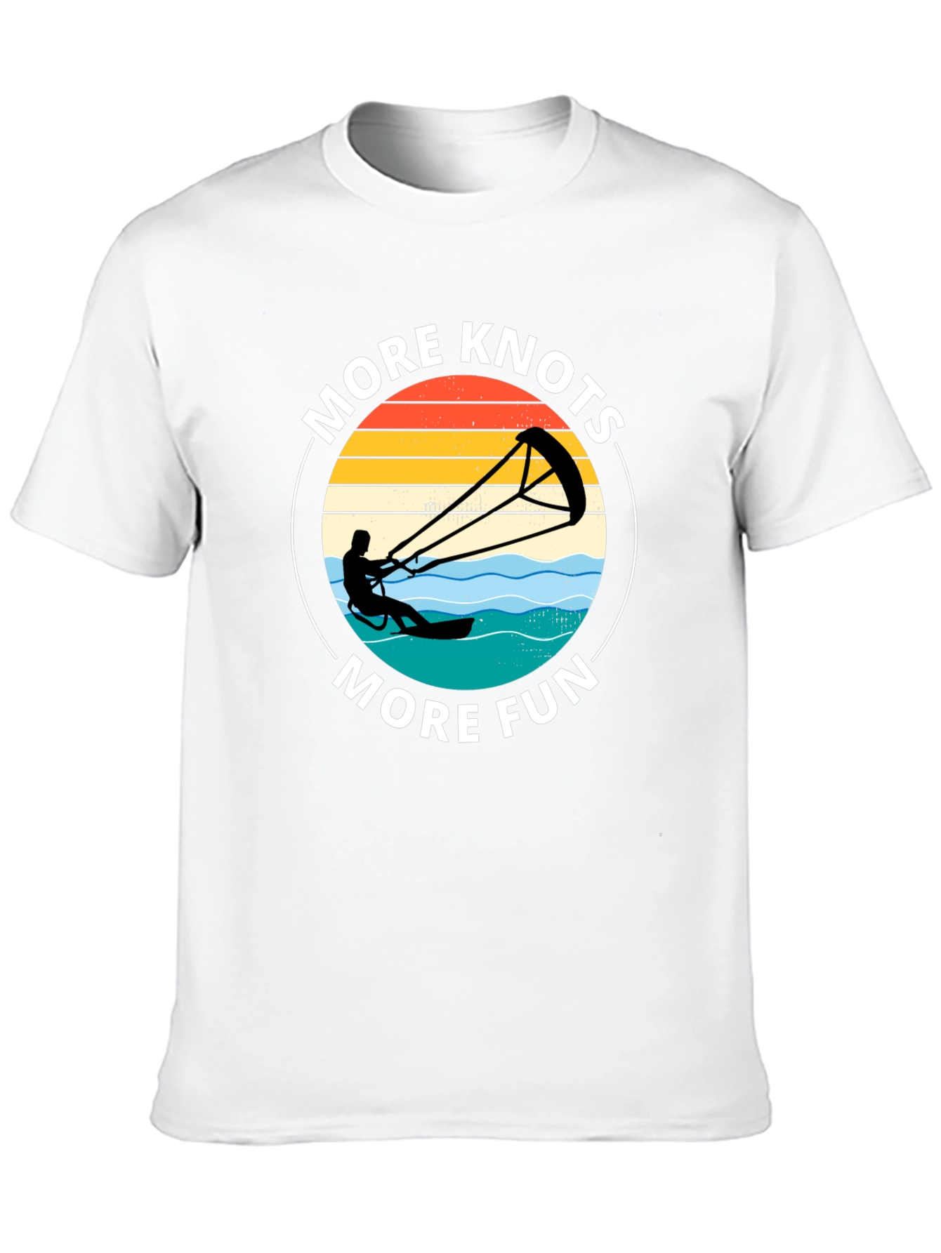 More Knots More Fun Kiteboarding T-Shirt