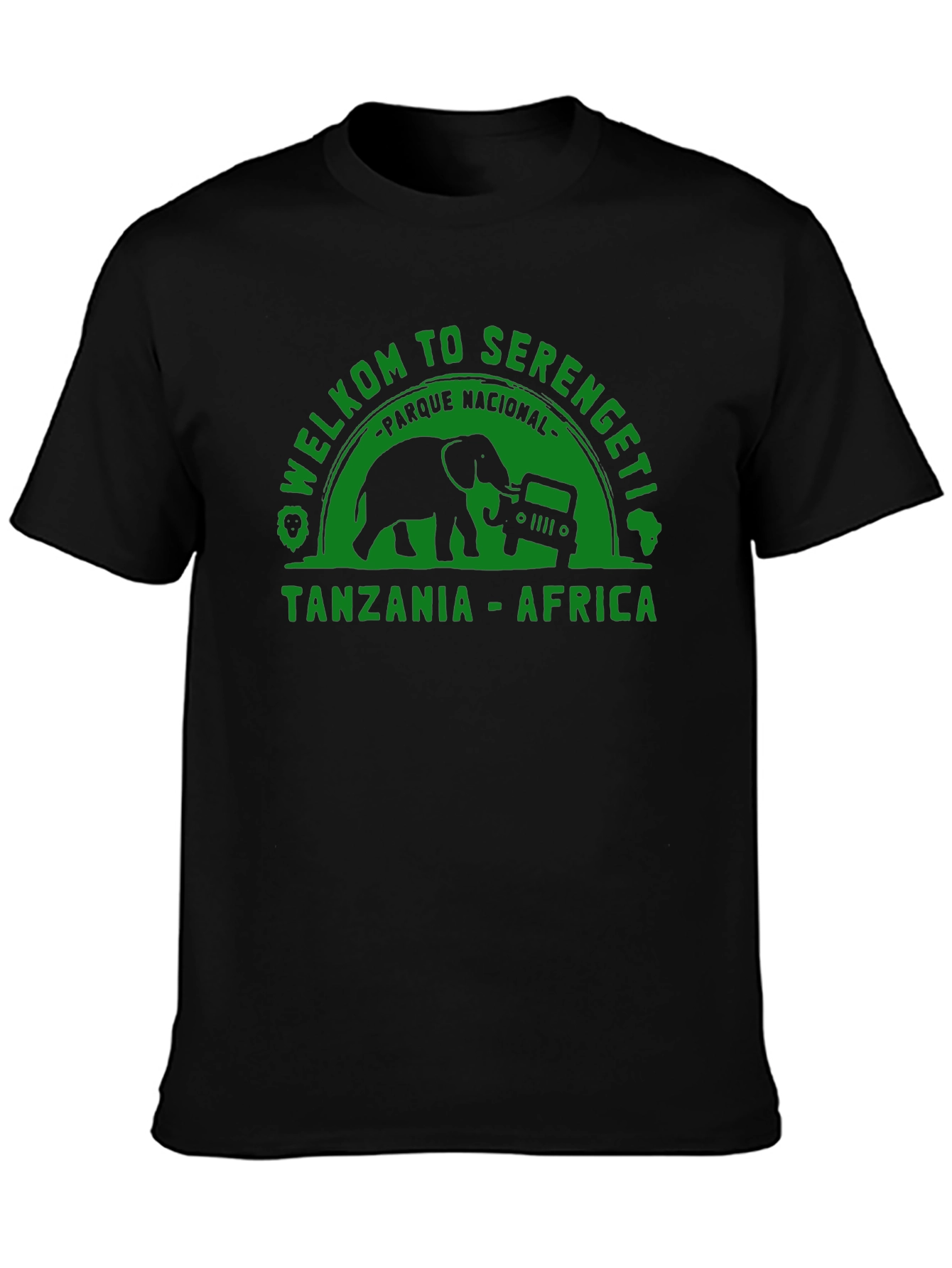 Welcome to Serengeti T-Shirt - Black