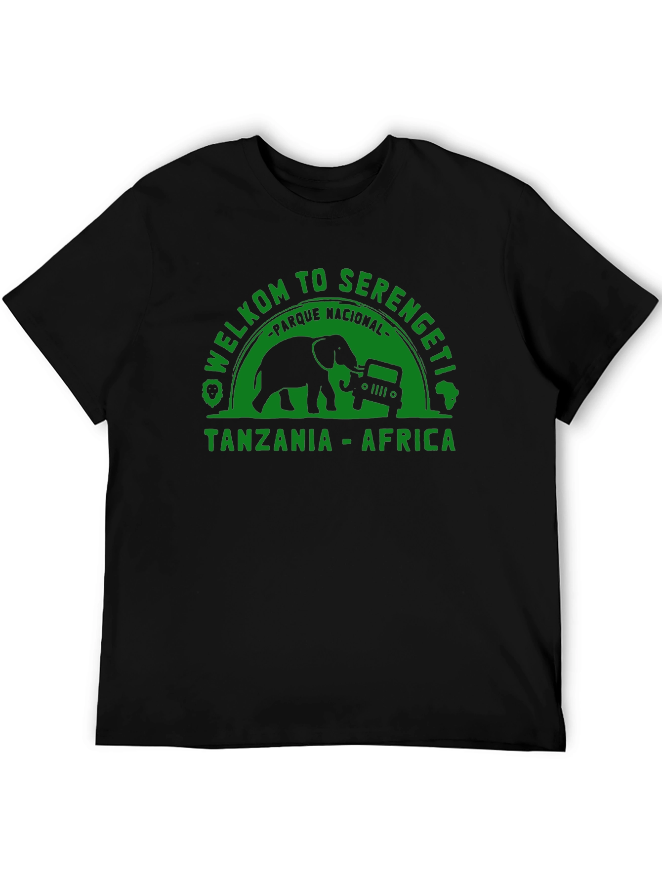 Welcome to Serengeti T-Shirt - Black