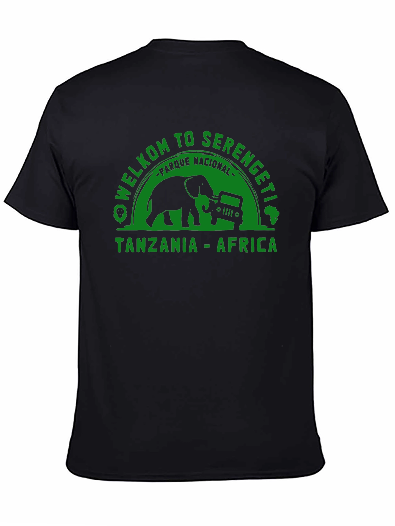 Welcome to Serengeti T-Shirt - Black