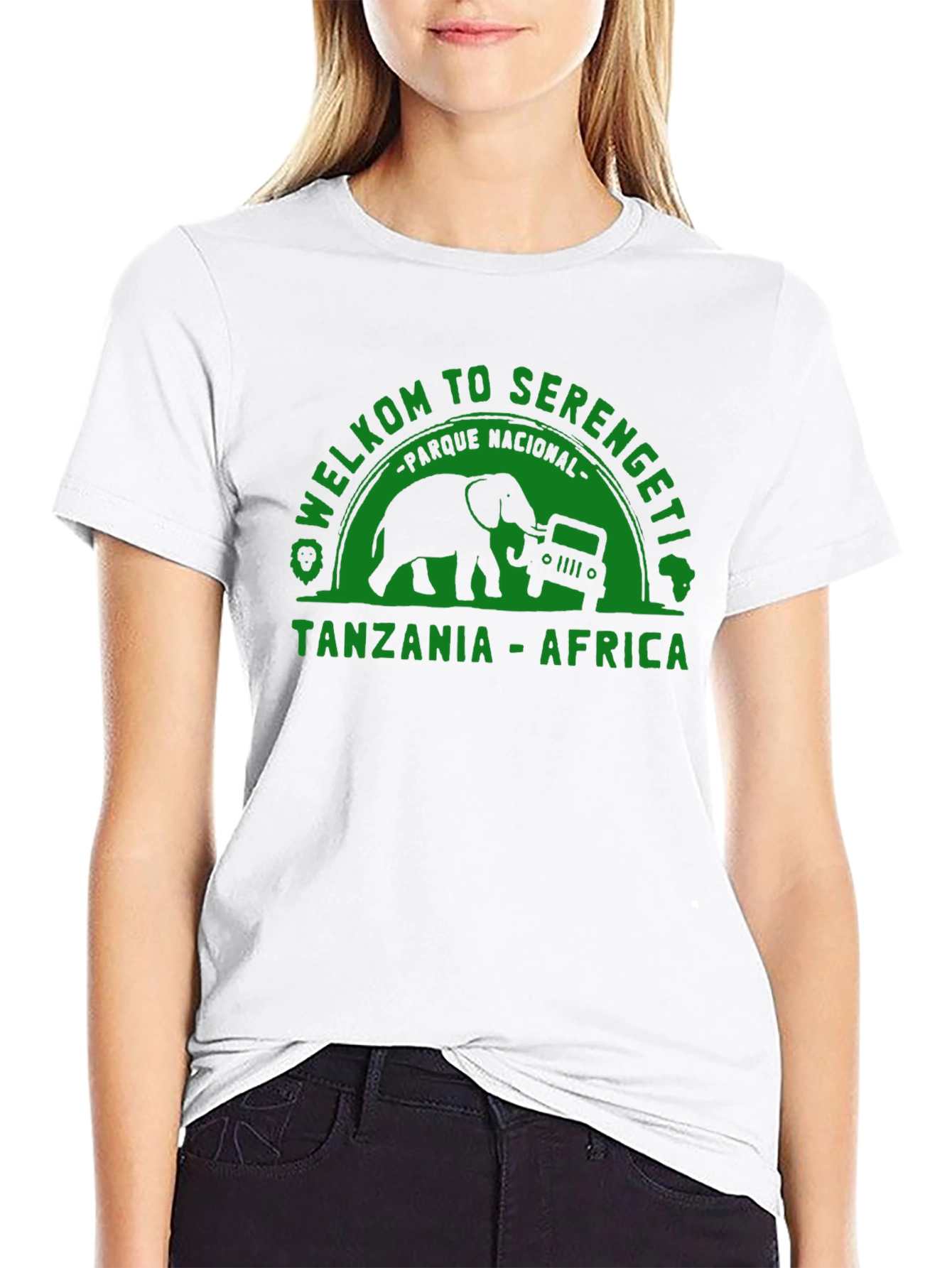 Welcome to Serengeti T-Shirt - Black