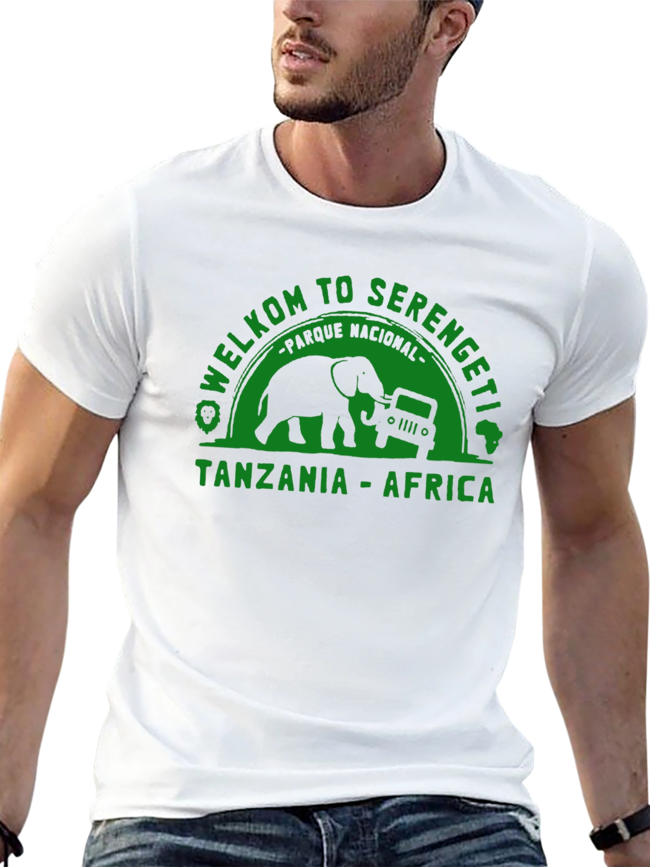 Welcome to Serengeti T-Shirt - Black