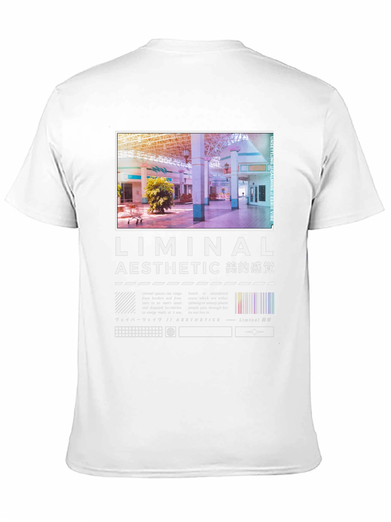 Liminal Aesthetic Graphic Tee - Unisex Black T-Shirt