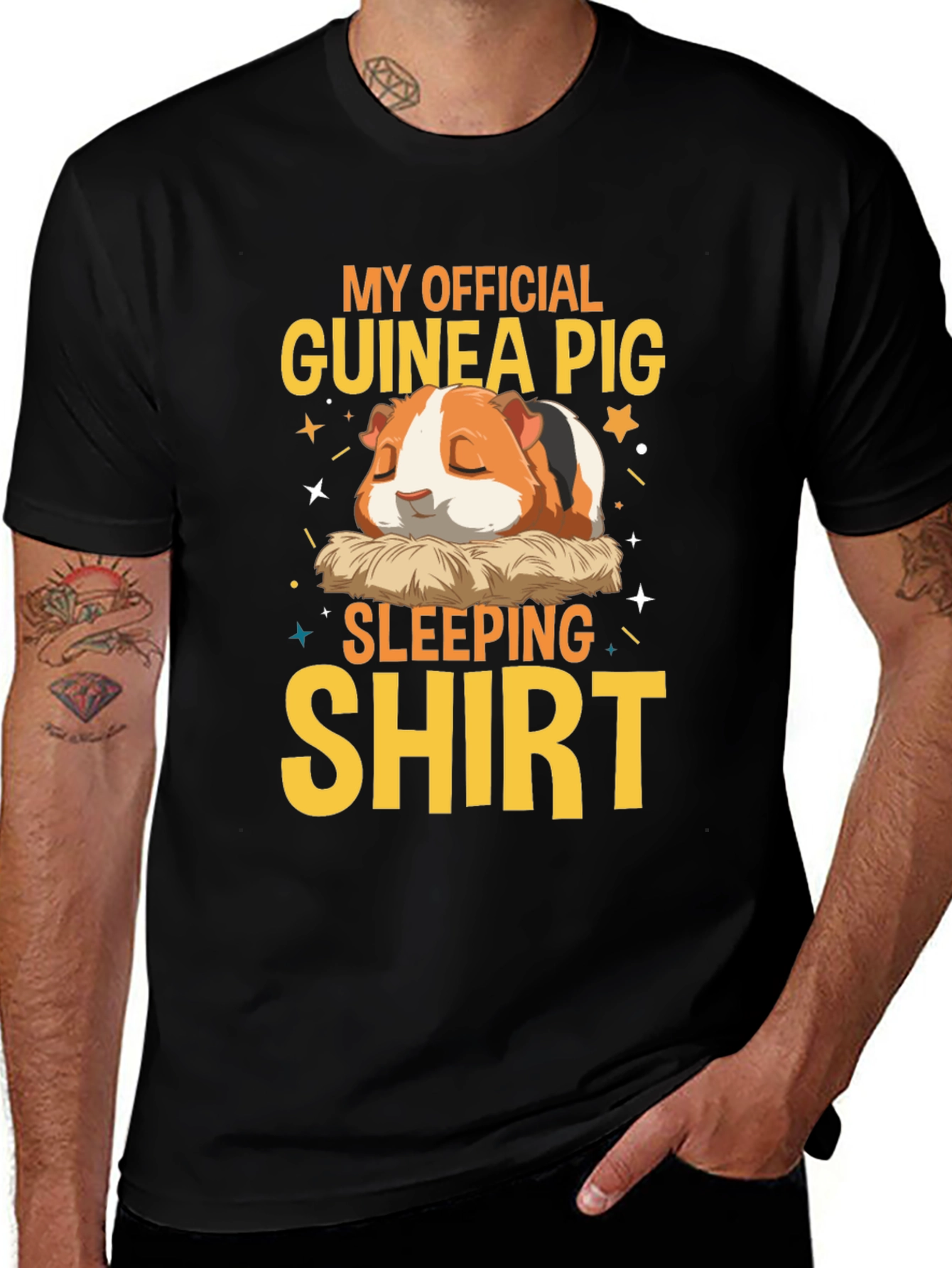 Guinea Pig Sleeping Shirt - Official Tee