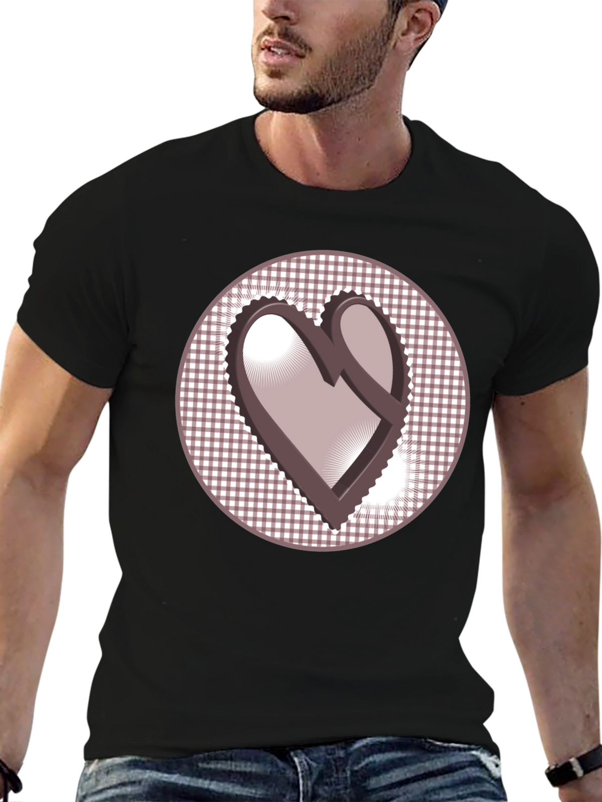 Heart Graphic Tee - Stylish Casual Wear