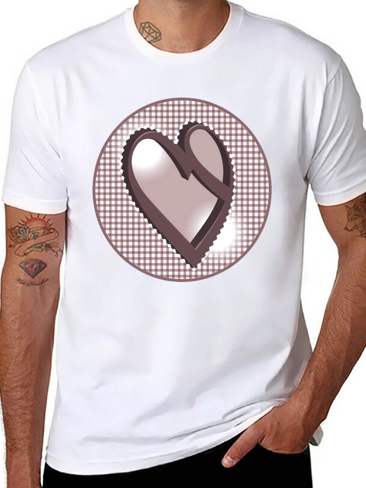 Heart Graphic Tee - Stylish Casual Wear