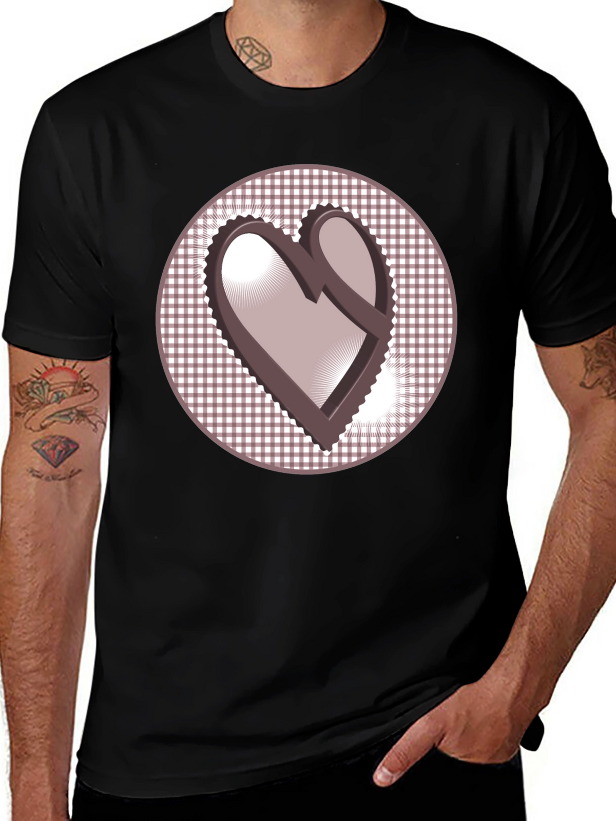 Heart Graphic Tee - Stylish Casual Wear