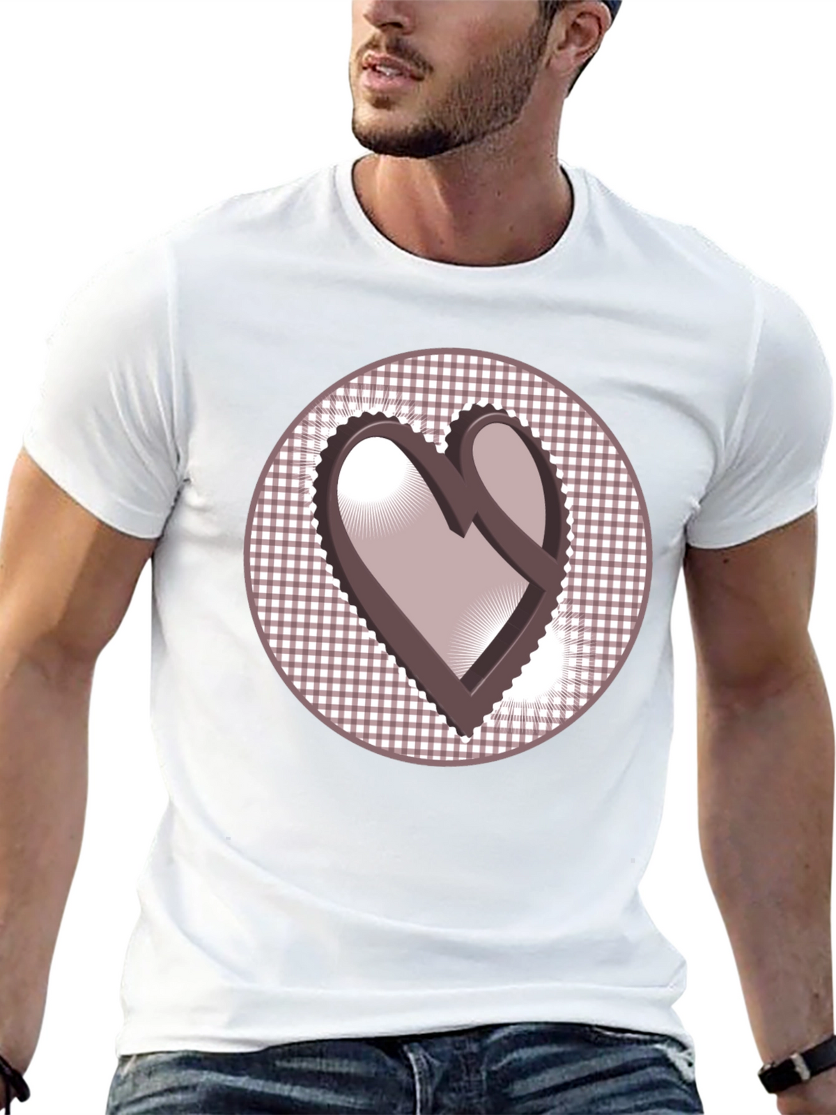 Heart Graphic Tee - Stylish Casual Wear