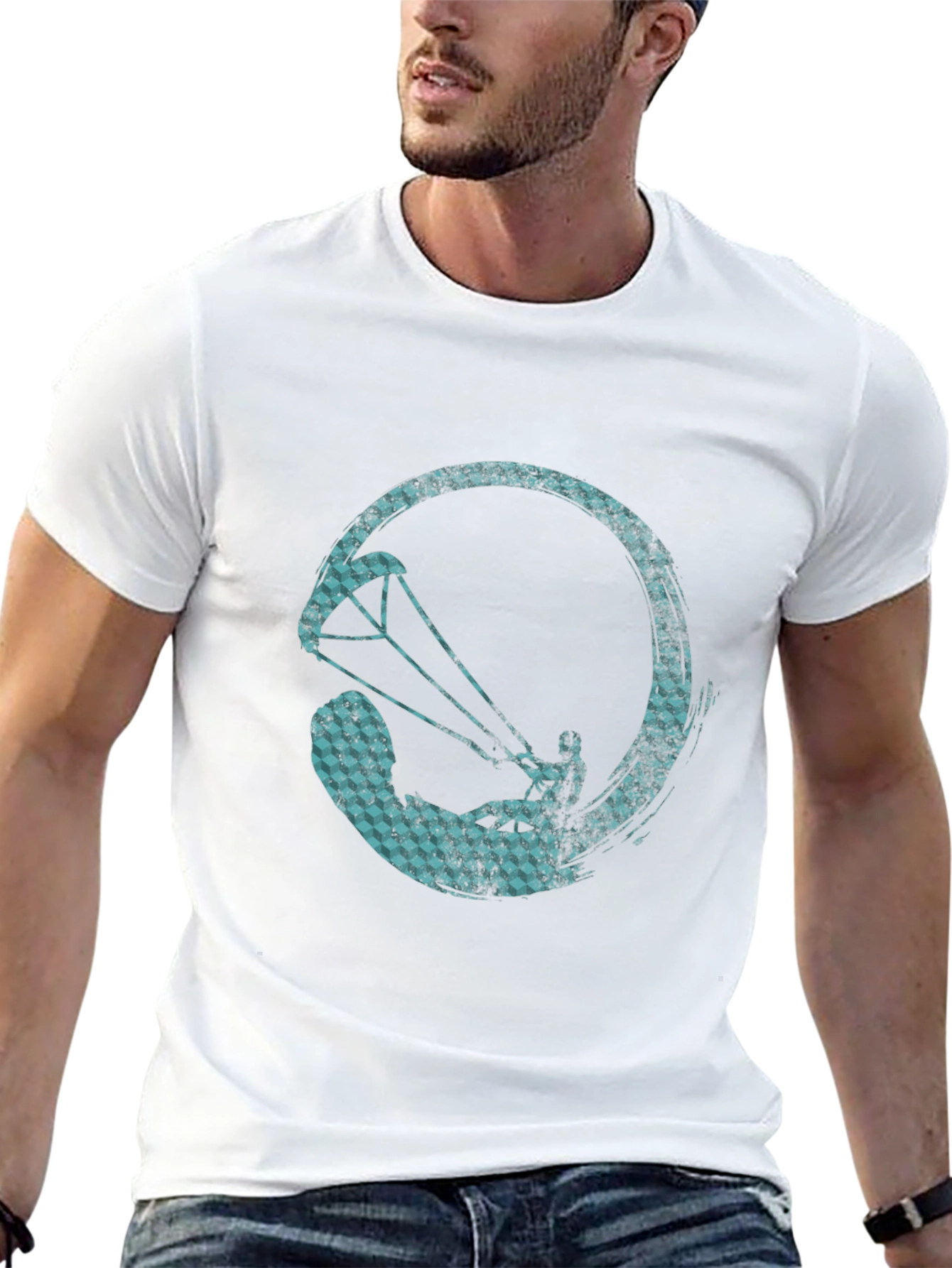 Kitesurfing Zen Circle Tee - Black