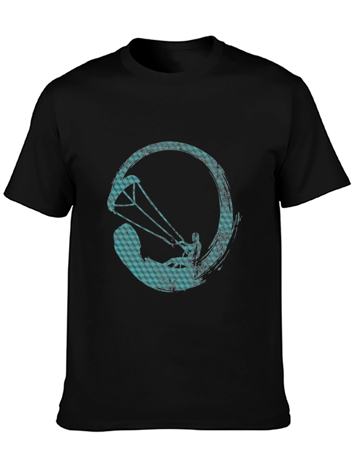 Kitesurfing Zen Circle Tee - Black