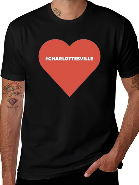 Charlottesville Heart T-Shirt - Show Your Support!