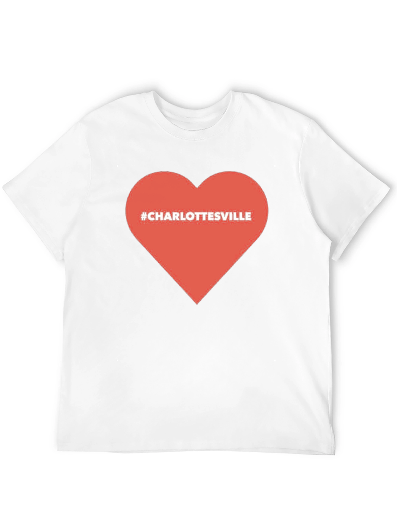 Charlottesville Heart T-Shirt - Show Your Support!