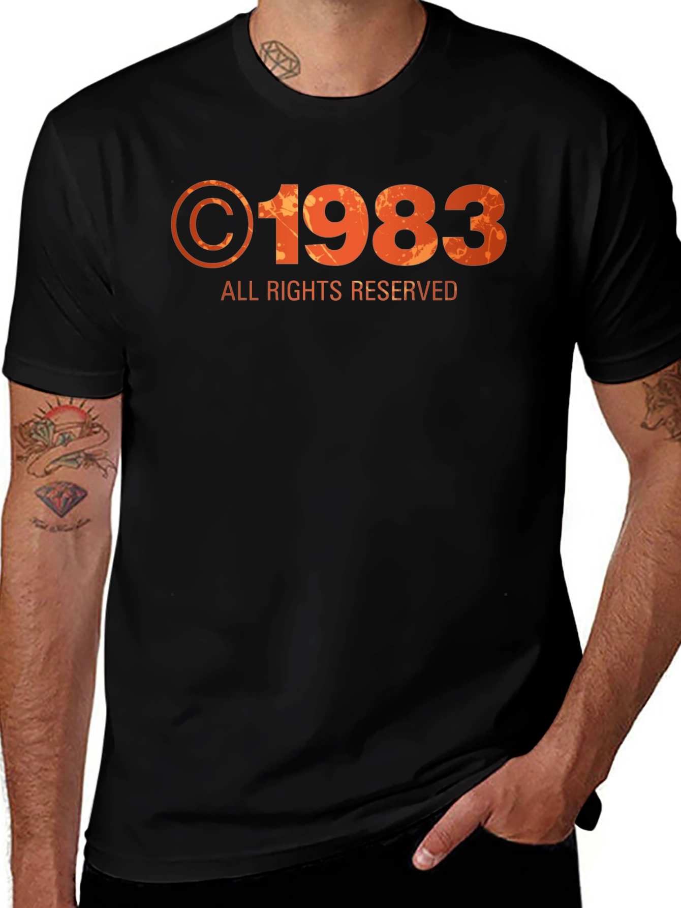 Copyright 1983 Graphic Tee - Retro Style