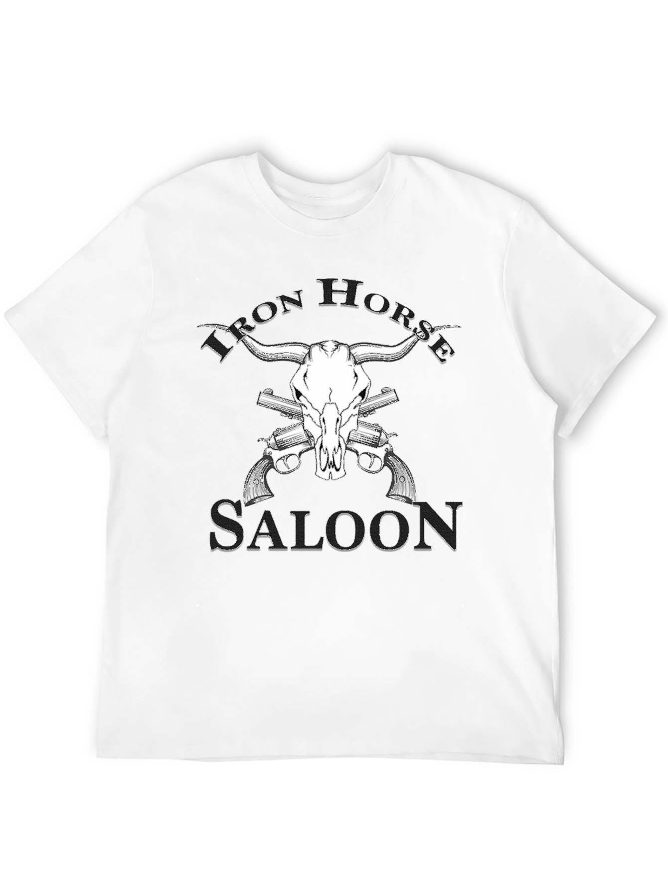 Iron Horse Saloon Graphic T-Shirt - Western Design
