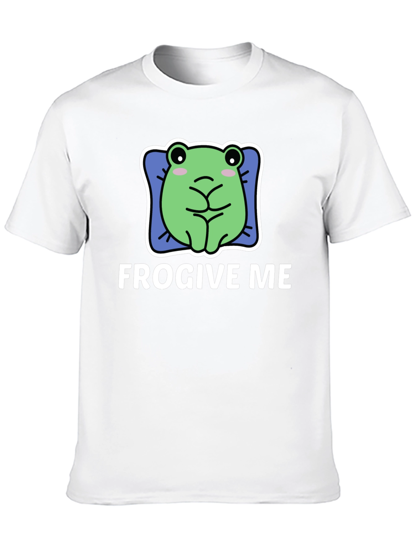 FROGIVE ME Funny Frog Graphic T-Shirt