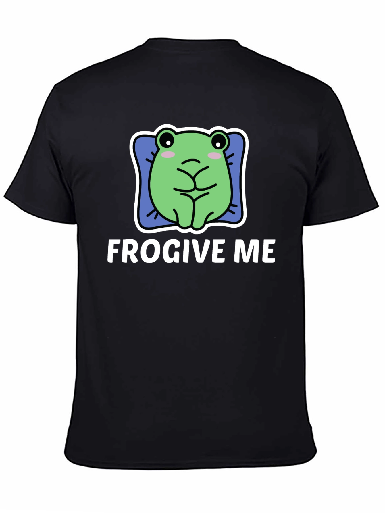 FROGIVE ME Funny Frog Graphic T-Shirt