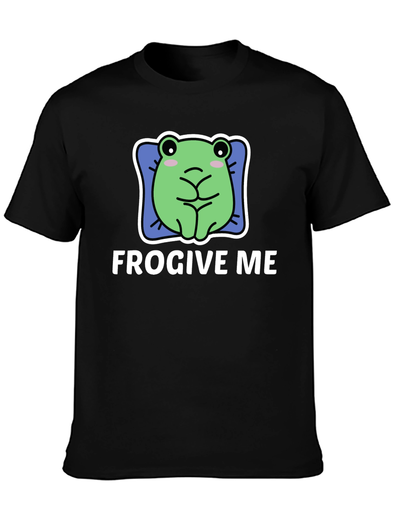 FROGIVE ME Funny Frog Graphic T-Shirt