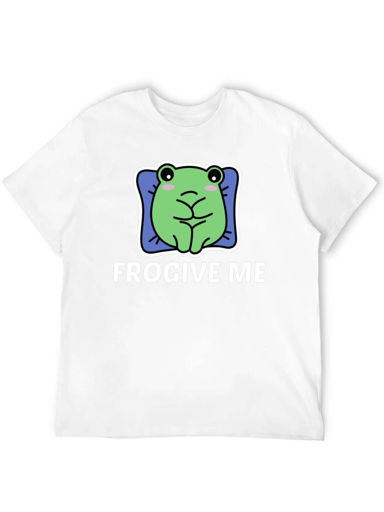 FROGIVE ME Funny Frog Graphic T-Shirt