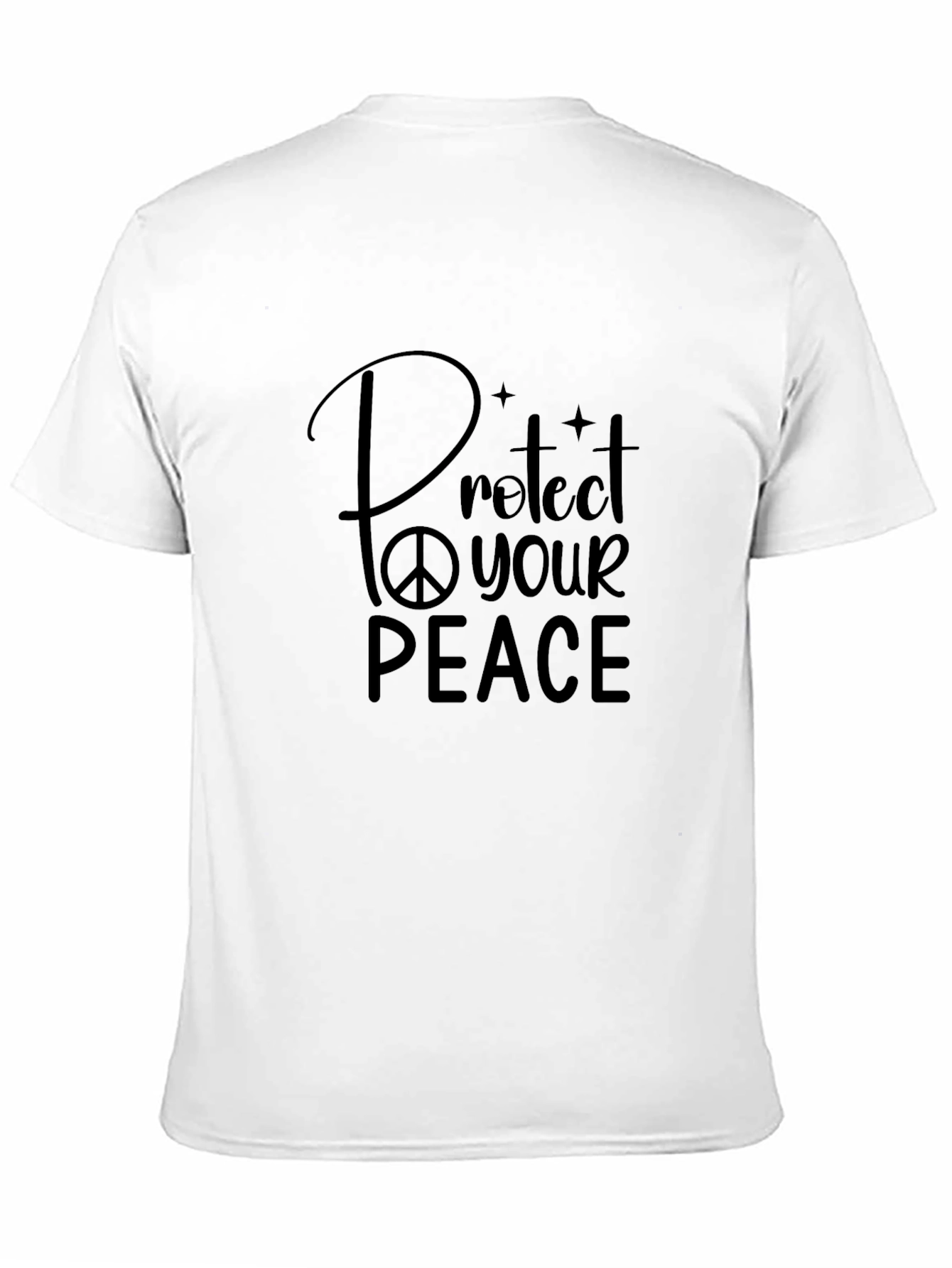 Protect Your Peace Graphic Tee - Black T-Shirt
