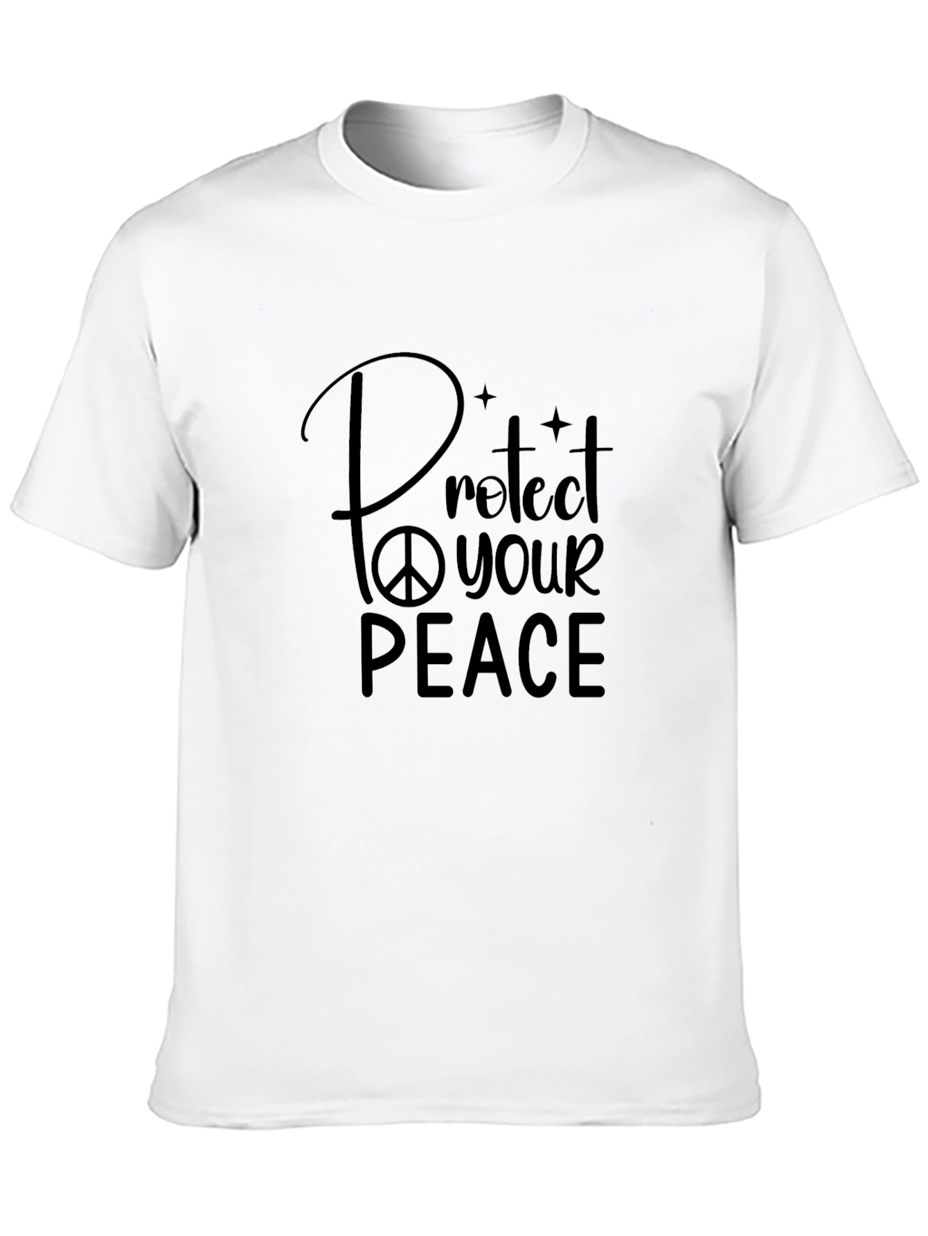 Protect Your Peace Graphic Tee - Black T-Shirt