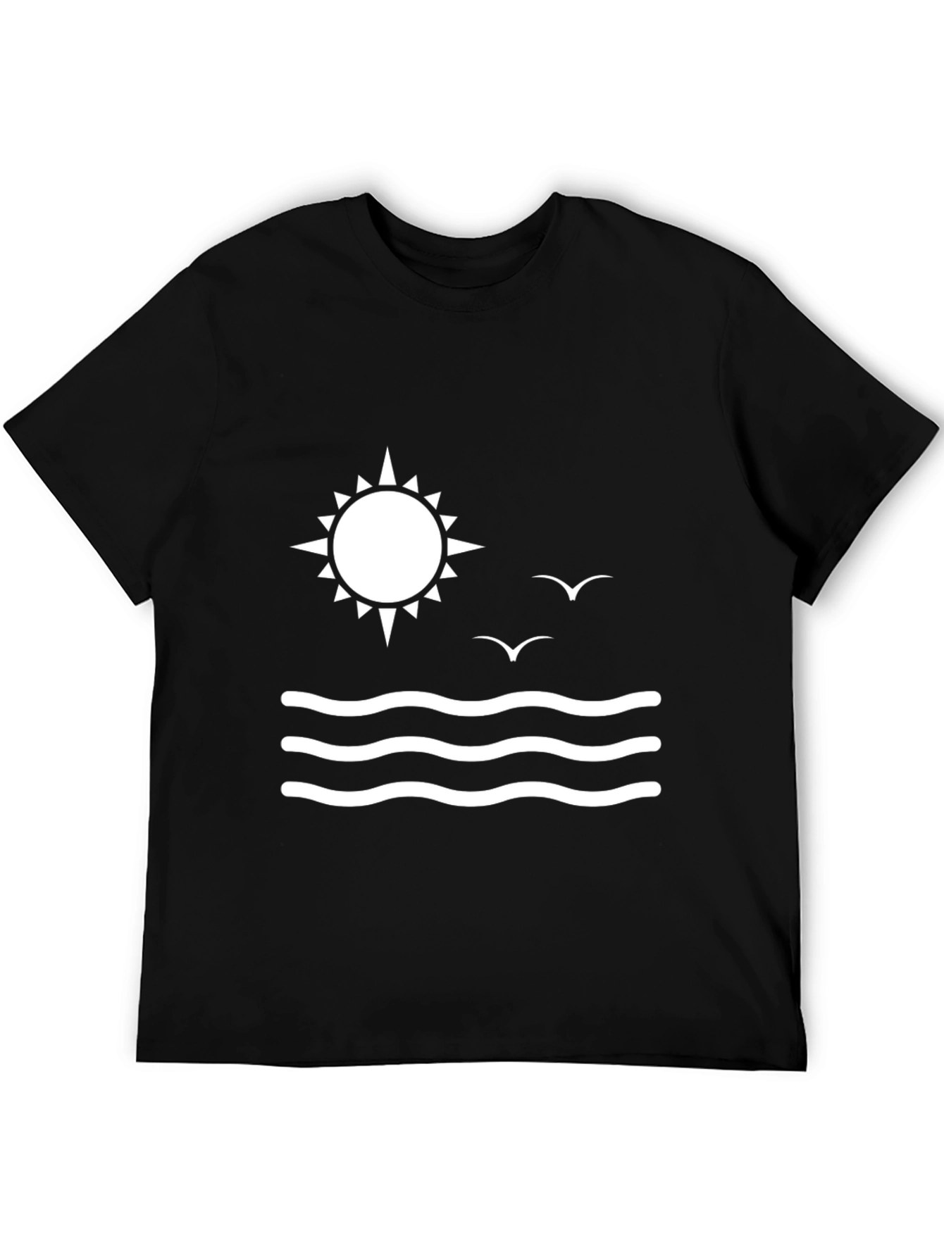 Summer Vibes Black T-Shirt