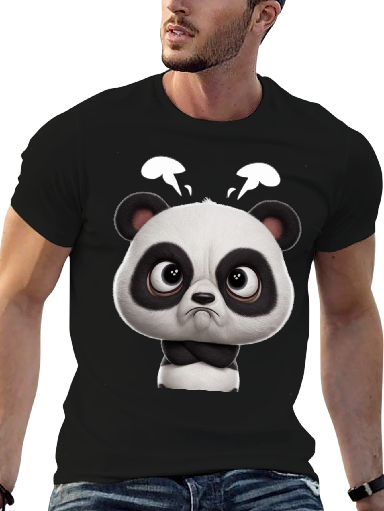 Grumpy Panda Graphic Tee