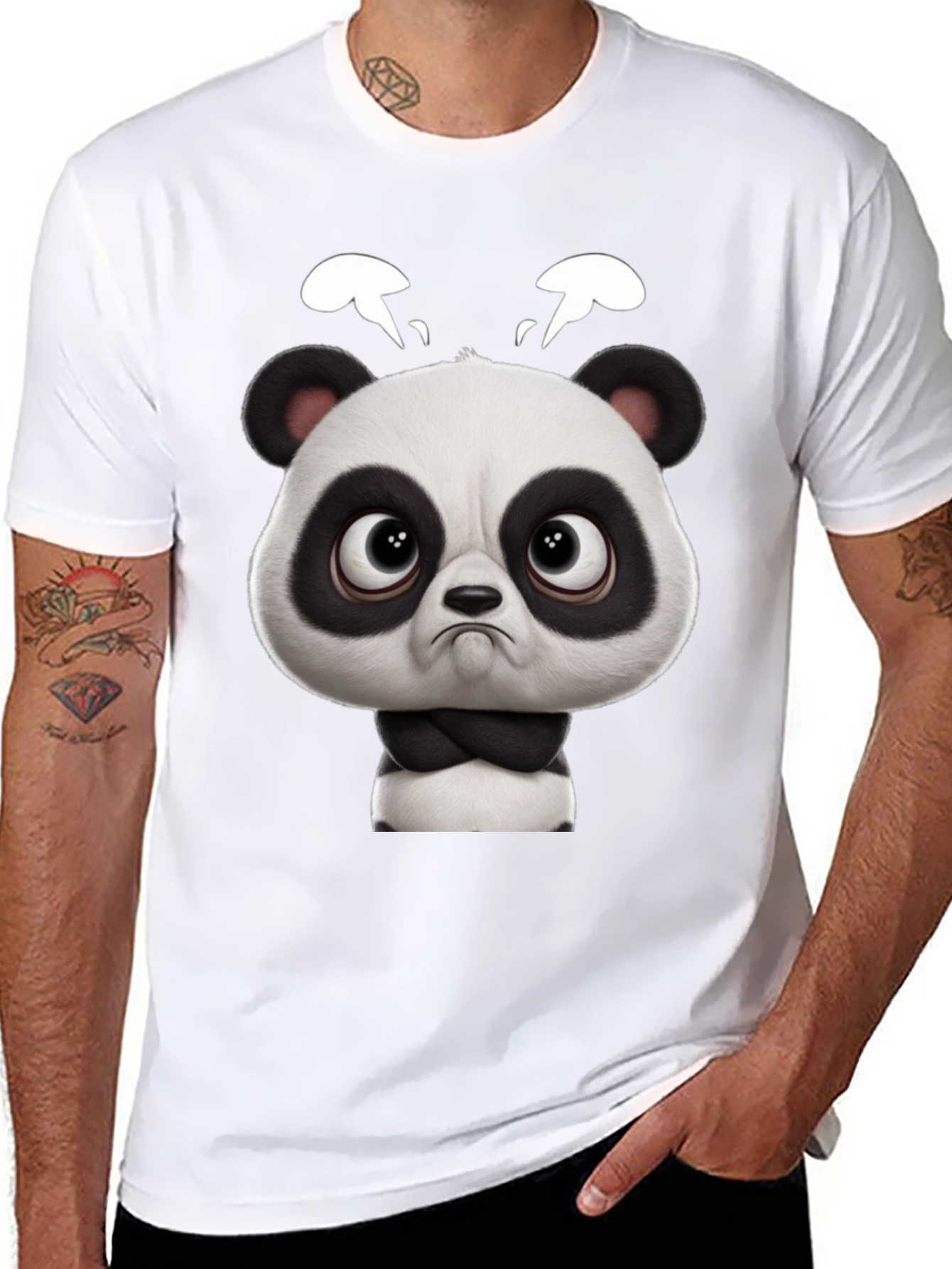 Grumpy Panda Graphic Tee