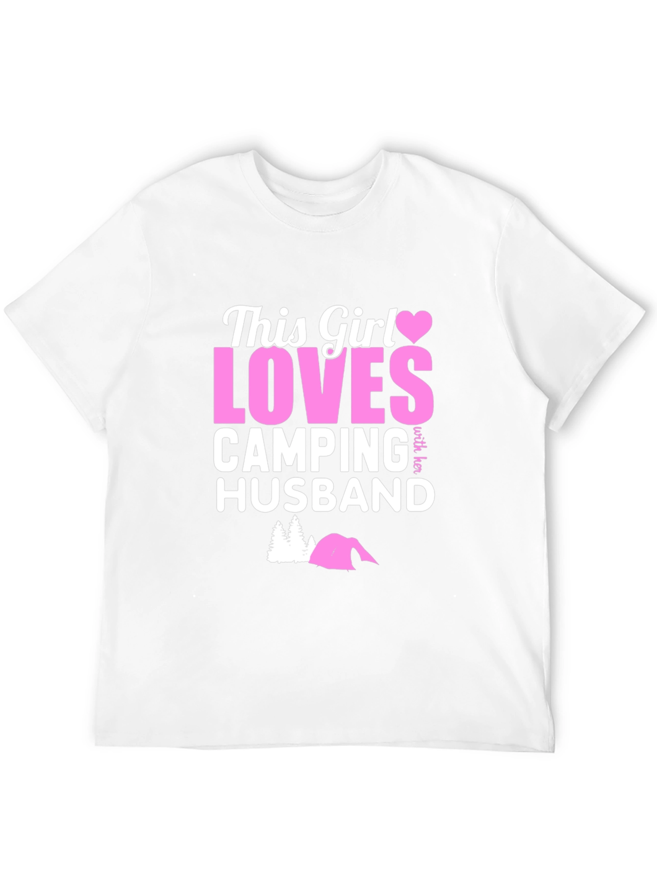 This Girl Loves Camping Husband T-Shirt