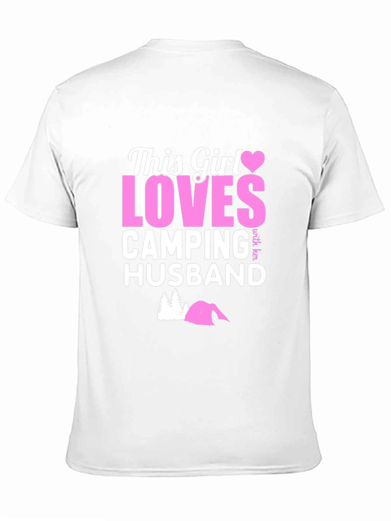 This Girl Loves Camping Husband T-Shirt