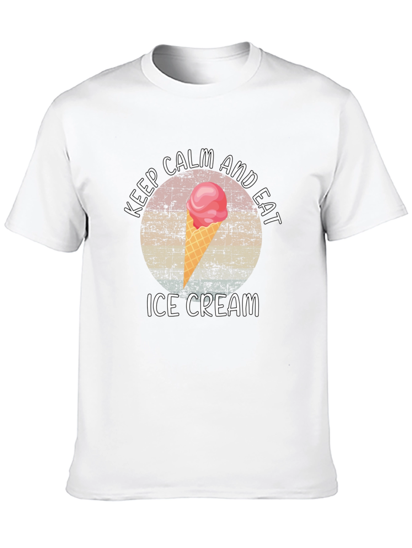 Keep Calm and Eat Ice Cream T-Shirt