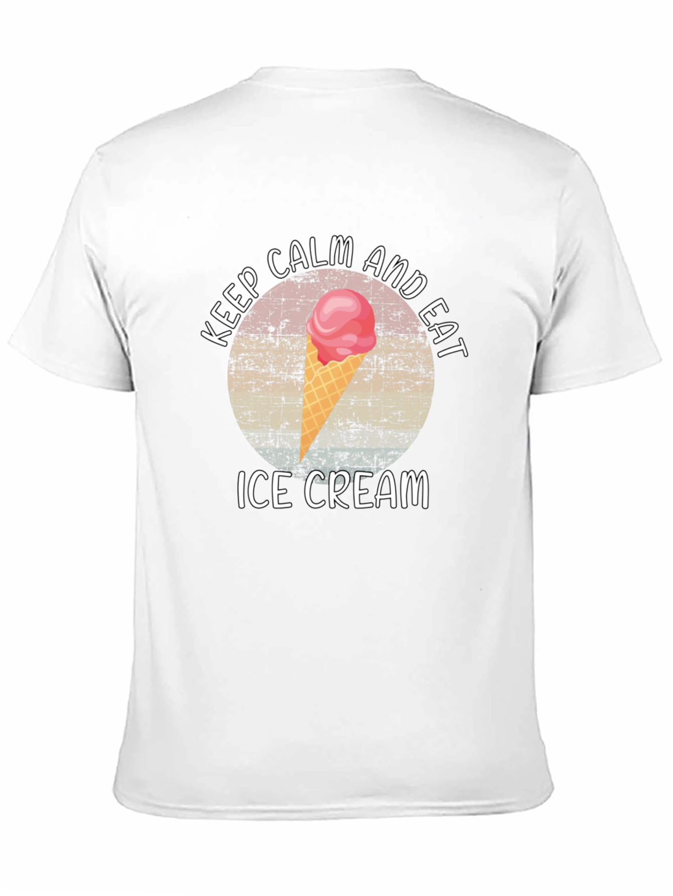 Keep Calm and Eat Ice Cream T-Shirt
