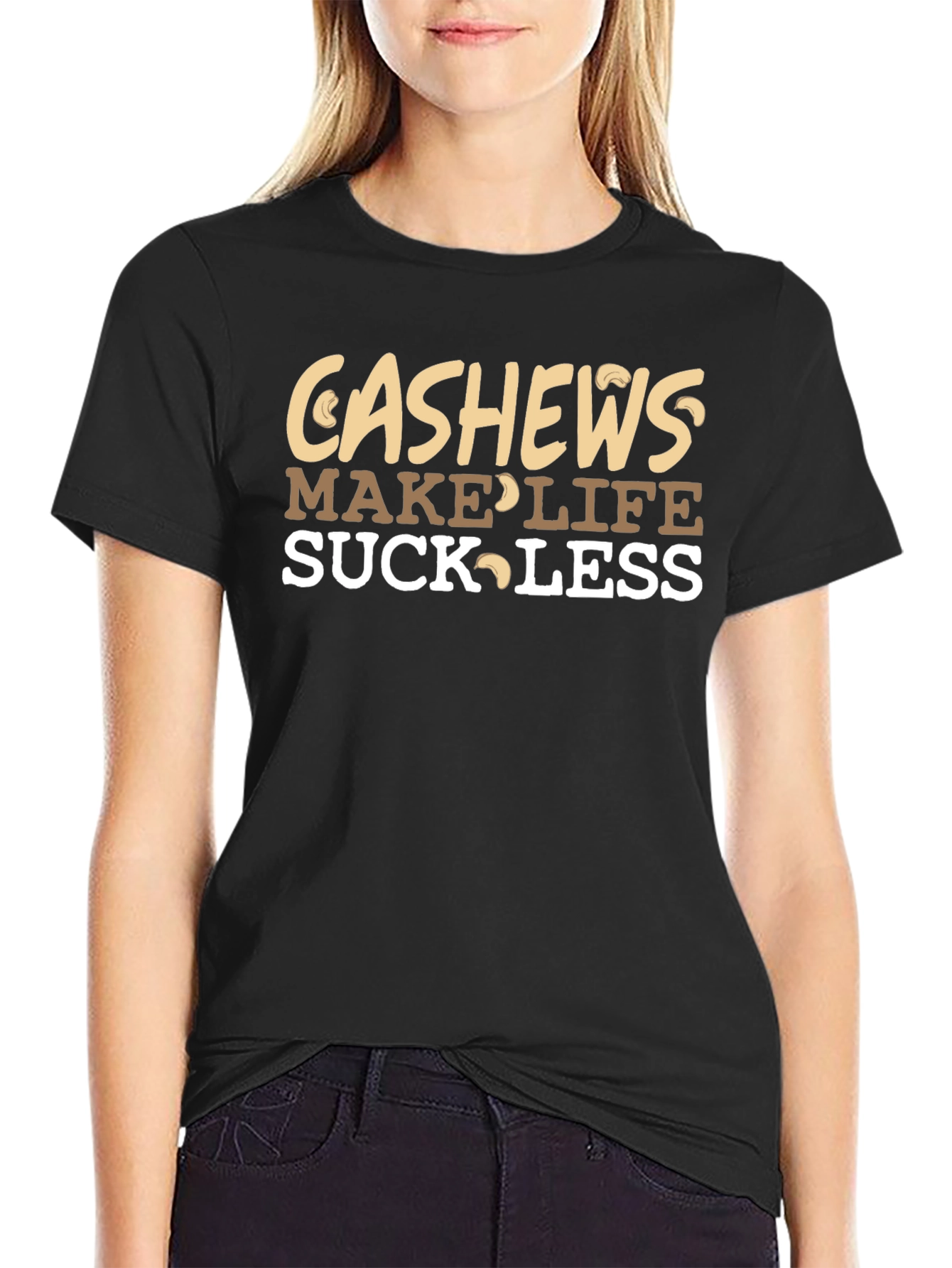 Cashews Make Life Suck Less Graphic Tee