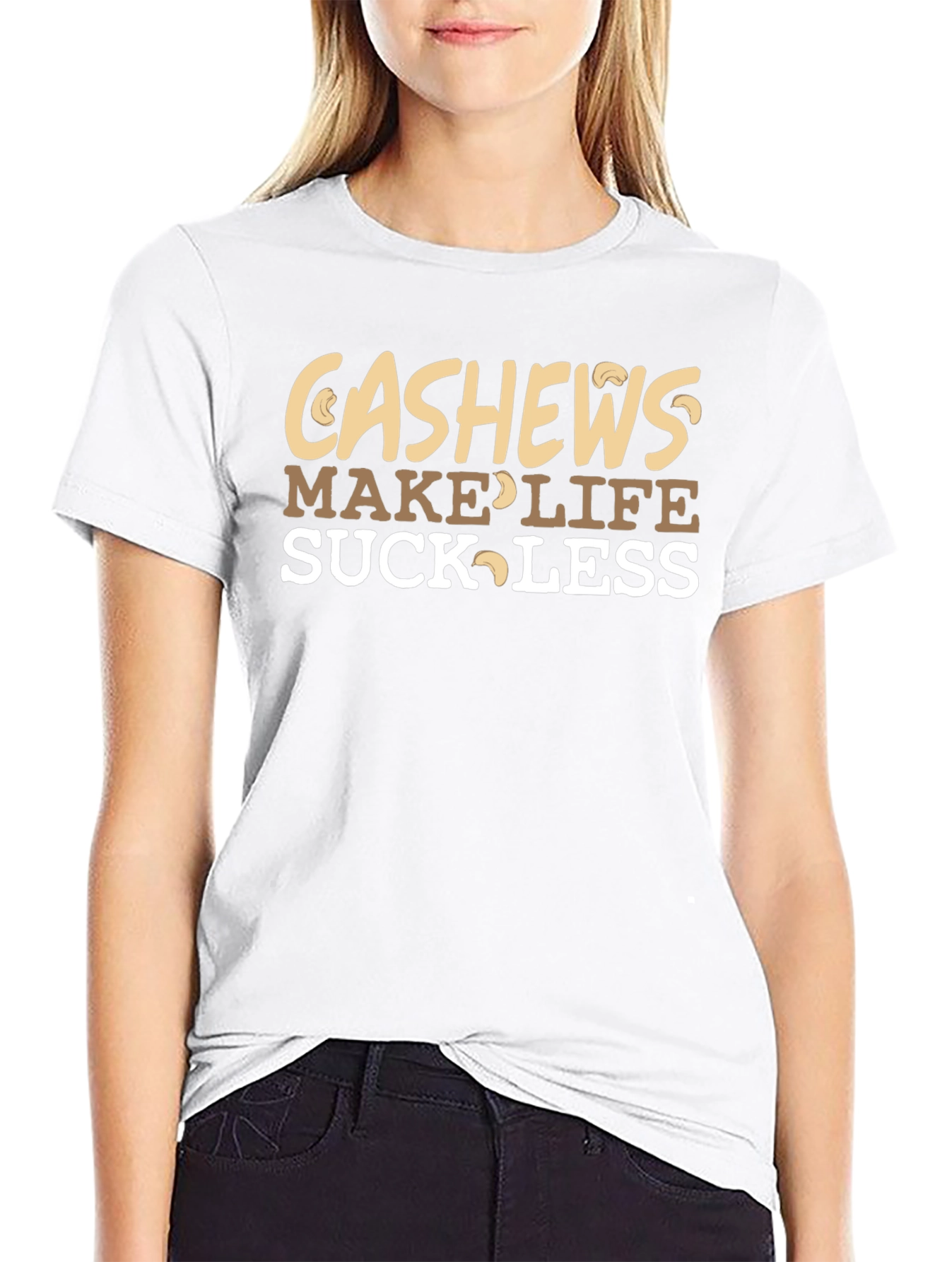 Cashews Make Life Suck Less Graphic Tee