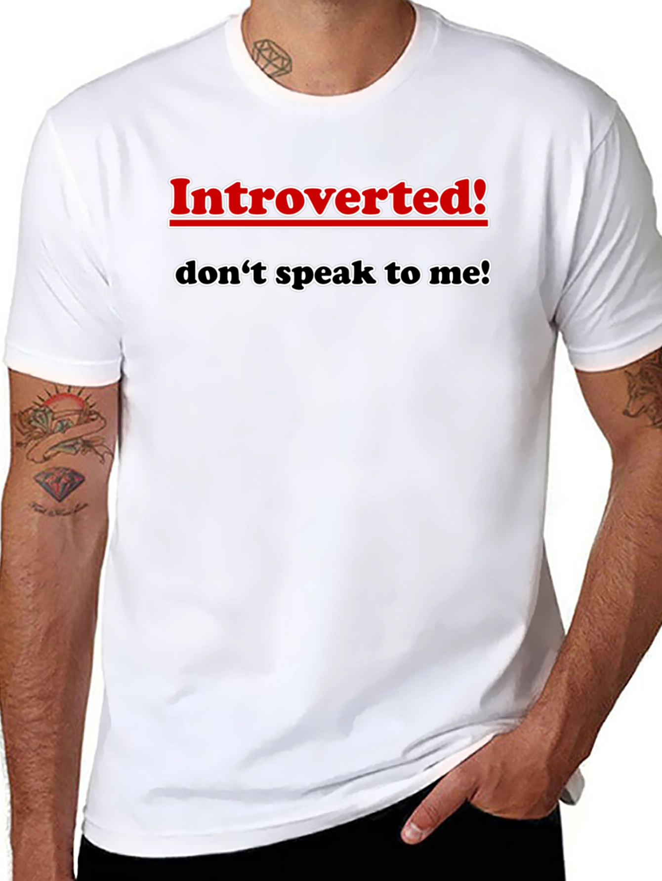 Introverted! Dont Speak to Me T-Shirt