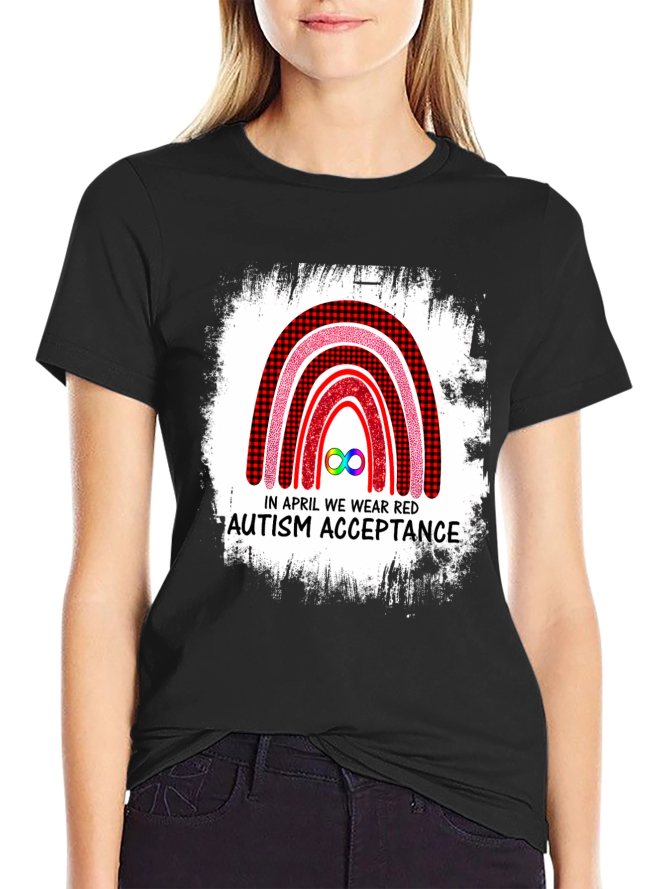 Autism Acceptance Rainbow T-Shirt