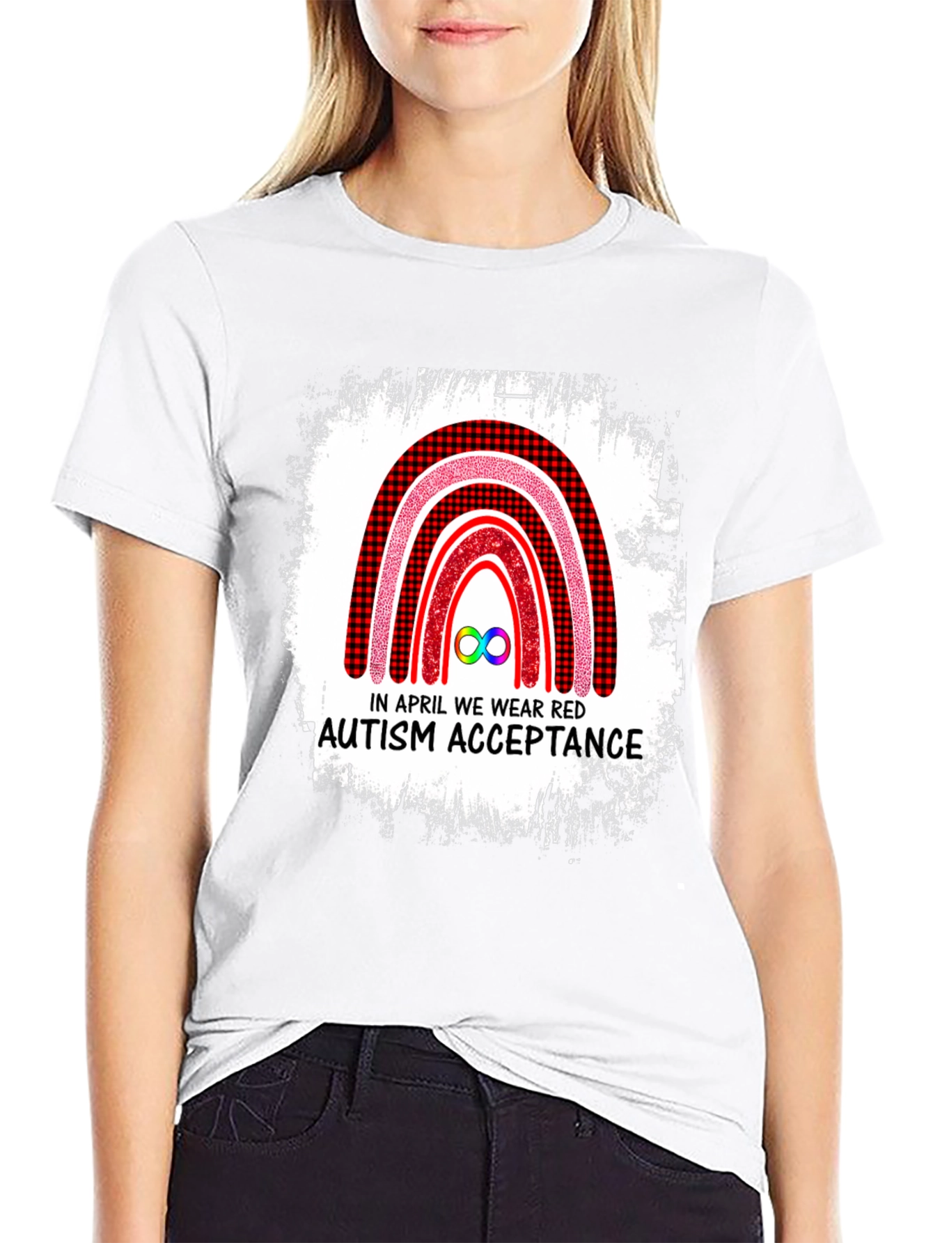 Autism Acceptance Rainbow T-Shirt