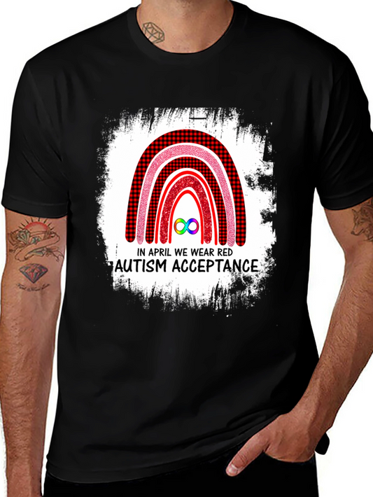 Autism Acceptance Rainbow T-Shirt