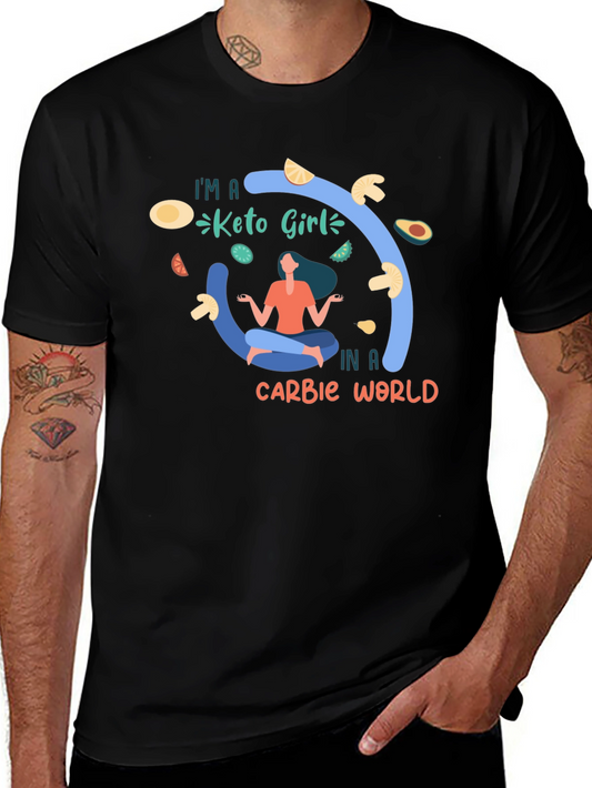 Keto Girl T-Shirt - Carb Conscious Design