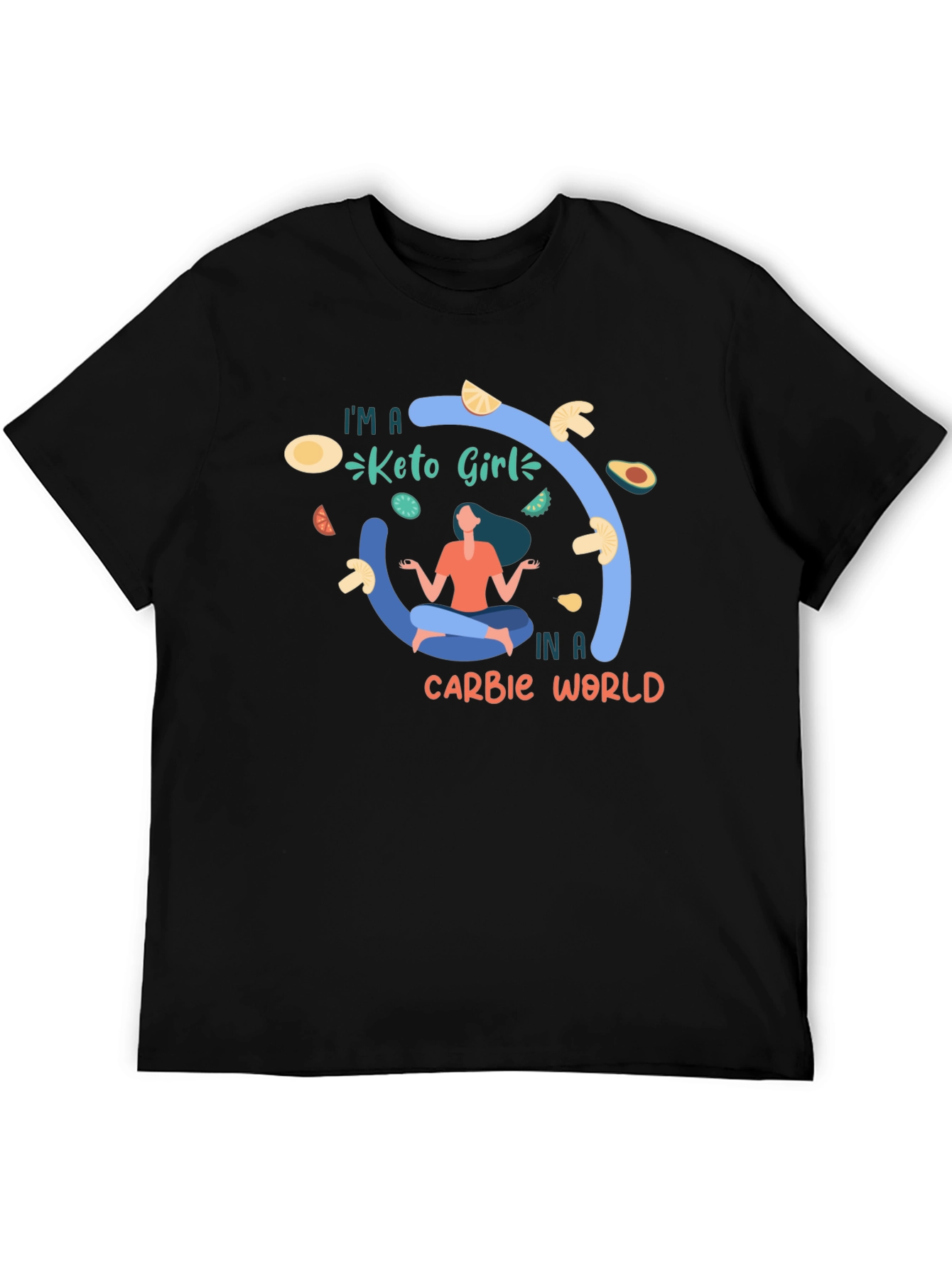 Keto Girl T-Shirt - Carb Conscious Design