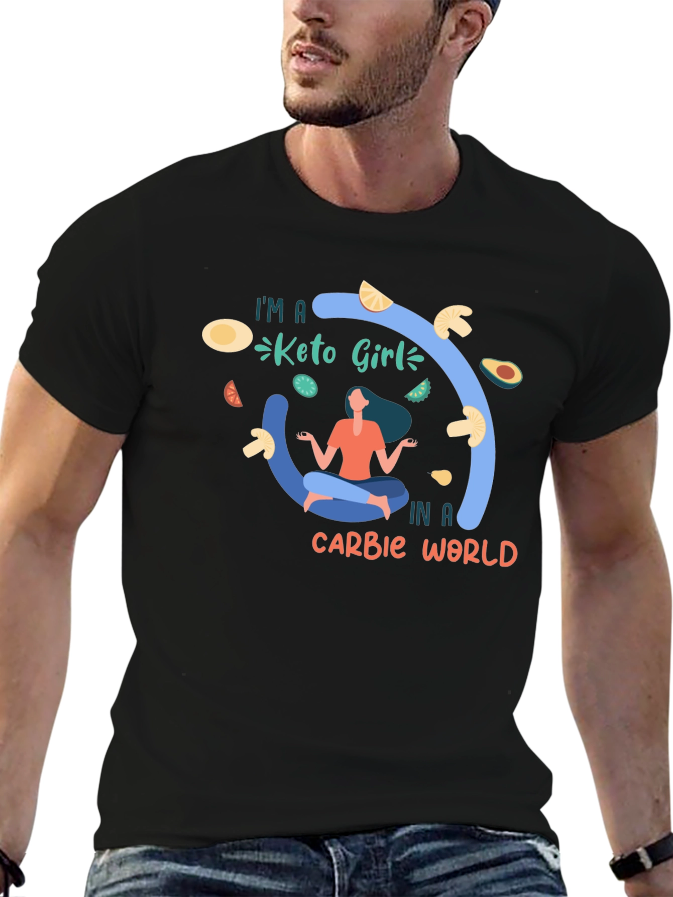 Keto Girl T-Shirt - Carb Conscious Design