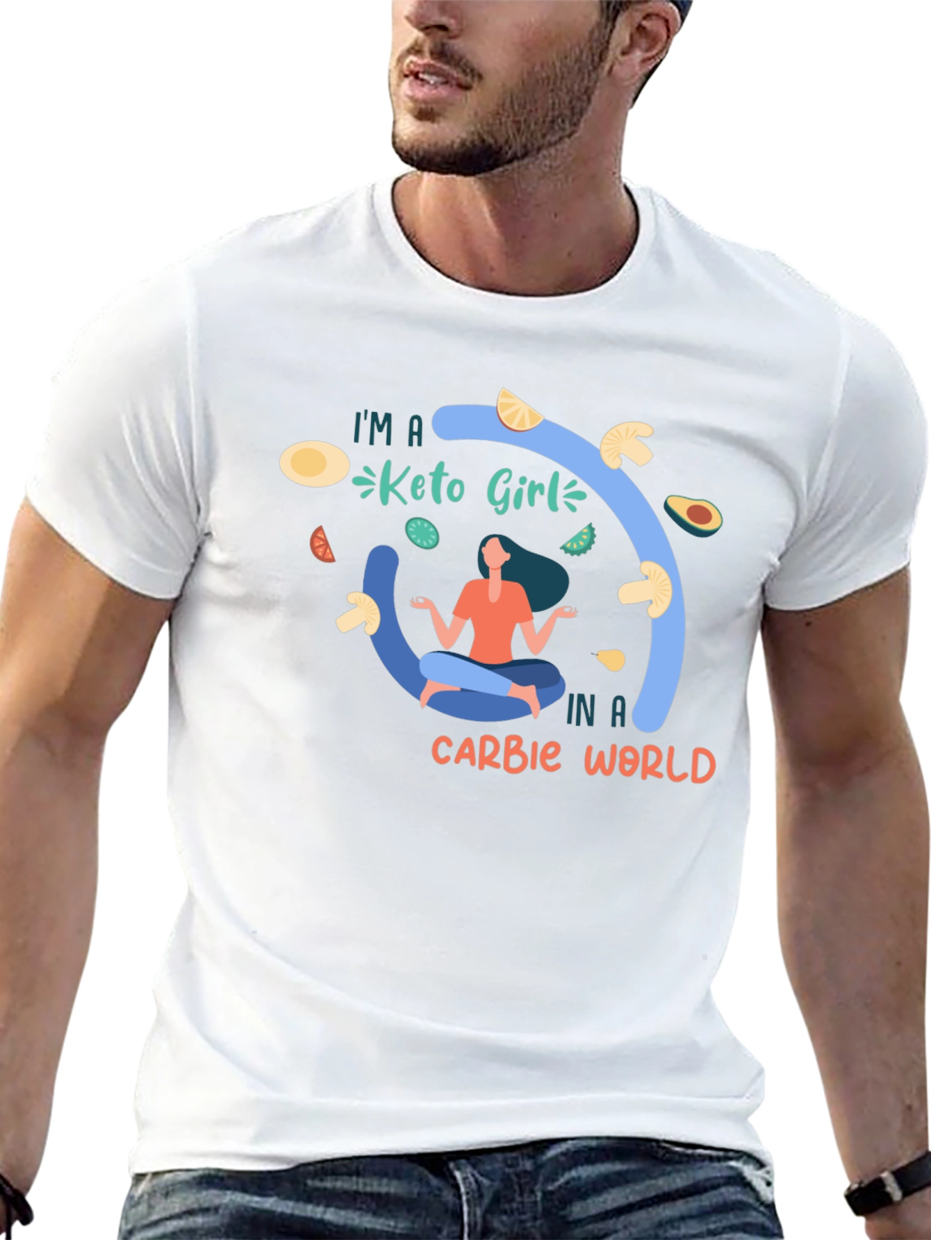 Keto Girl T-Shirt - Carb Conscious Design