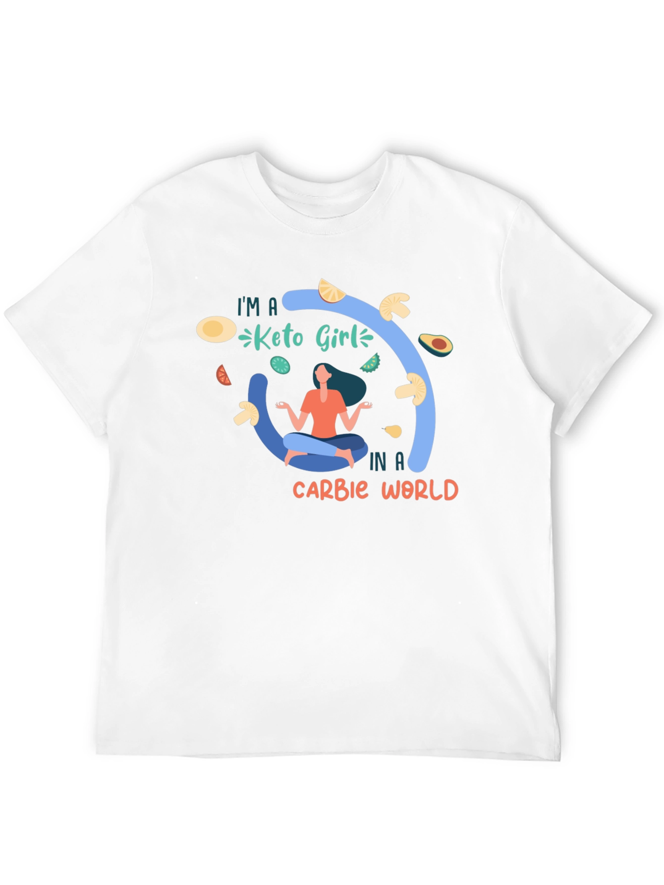 Keto Girl T-Shirt - Carb Conscious Design