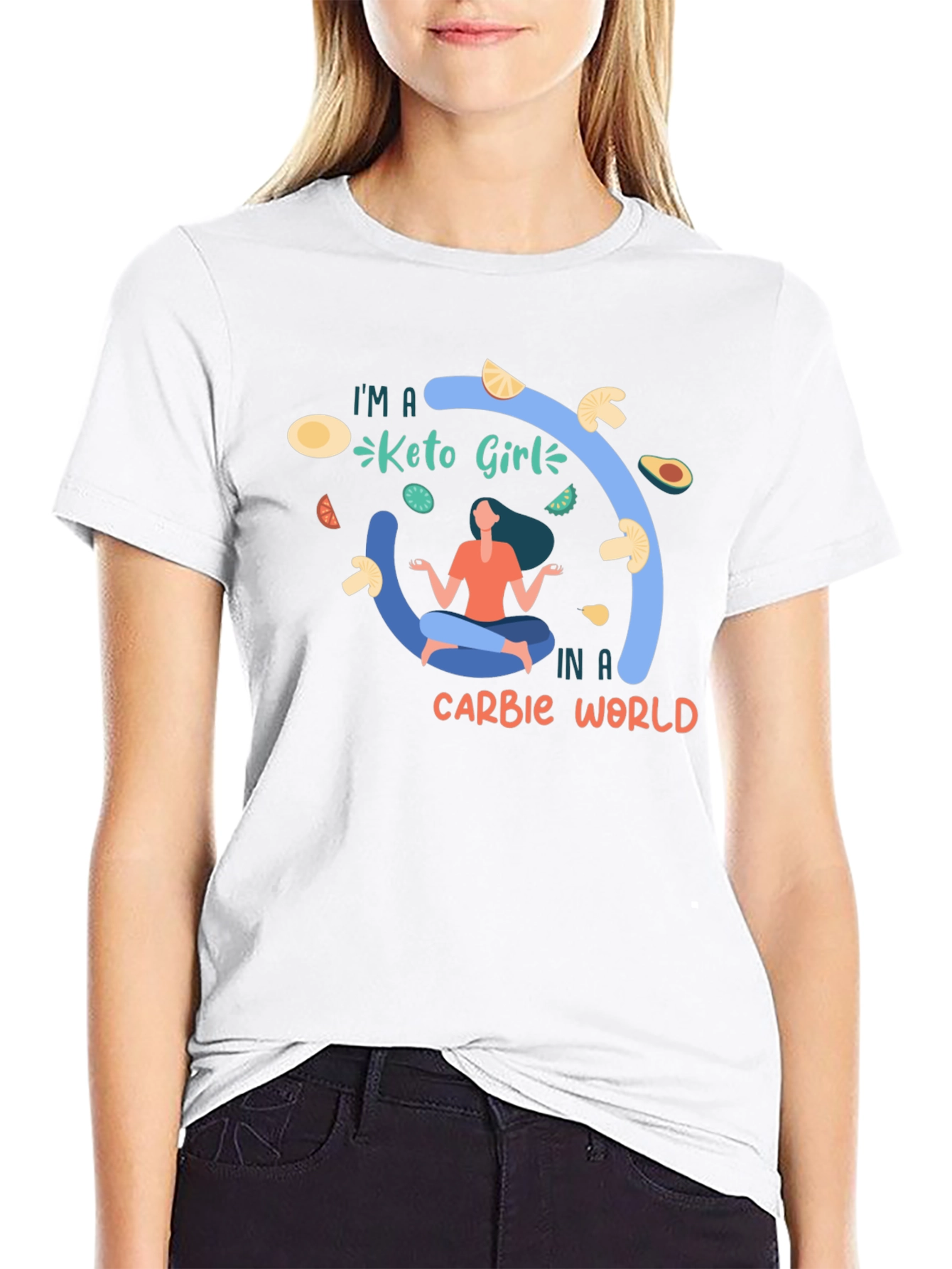 Keto Girl T-Shirt - Carb Conscious Design