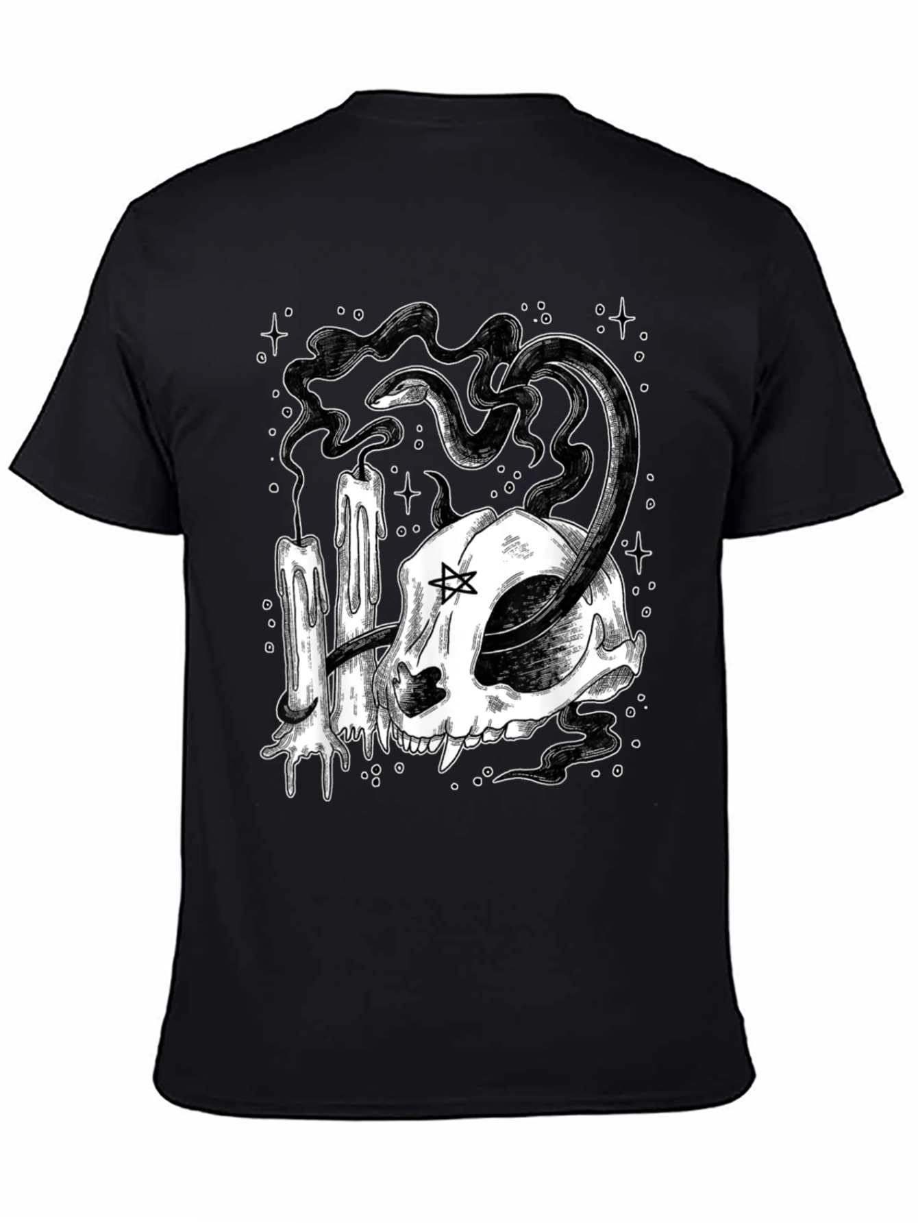 Occult Cat Skull T-Shirt