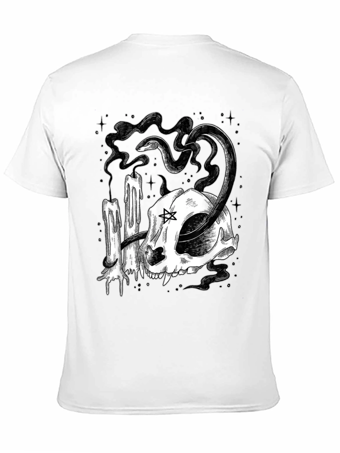 Occult Cat Skull T-Shirt