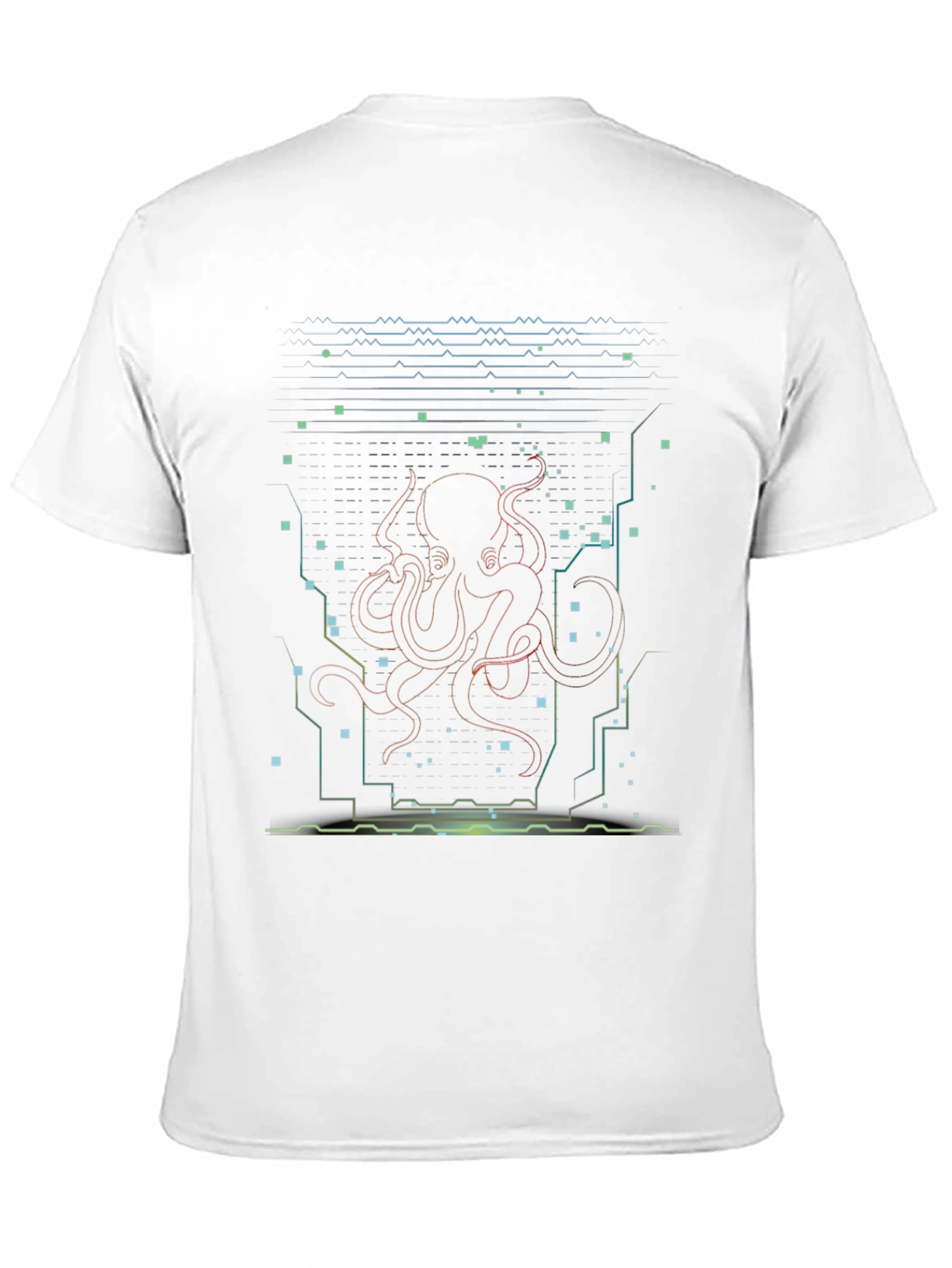 Cyberpunk Octopus Graphic T-Shirt