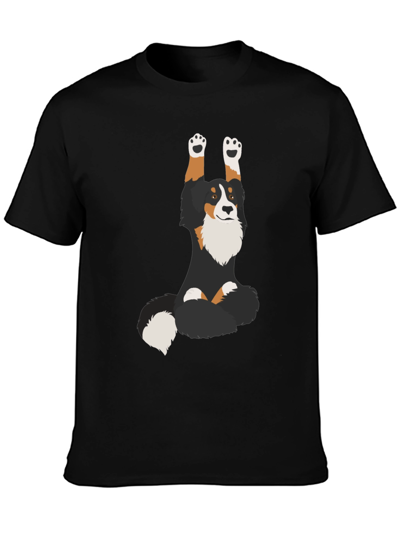 Yoga Dog Graphic Tee - Black Unisex T-Shirt